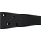 Ekena Millwork 2 1/2"W x 12"D Hidden Floating Steel Heavy Duty Bracket, Powder Coated Black BKTM02X12HFPBL - alternate 3